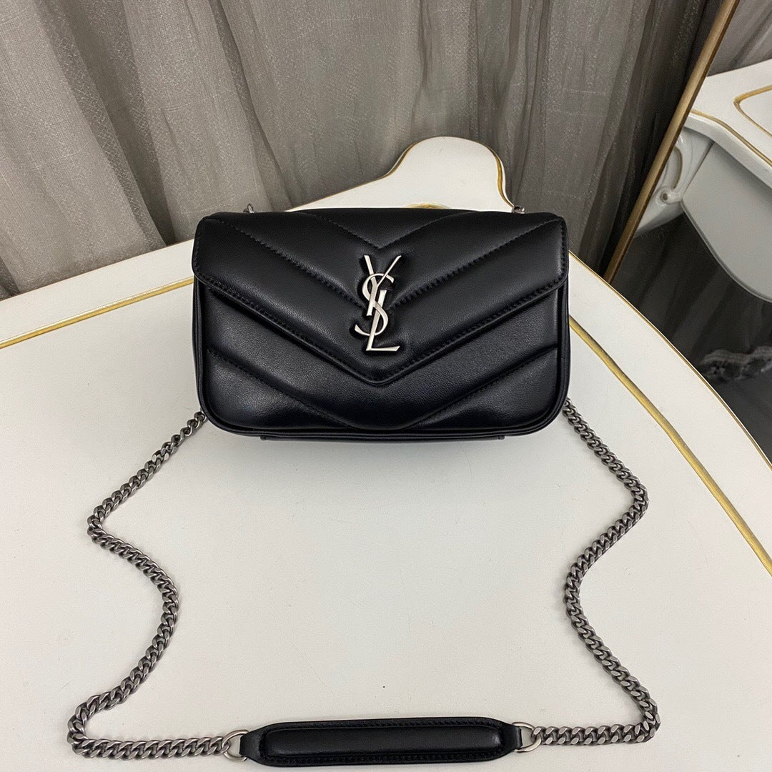 Saint Laurent Loulou Small Bag in Matelasse Lambskin