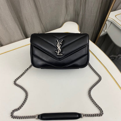 Saint Laurent Loulou Small Bag in Matelasse Lambskin
