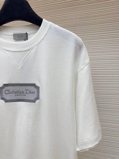 Dior Christian Dior Couture T-Shirt "White Cotton Jersey"