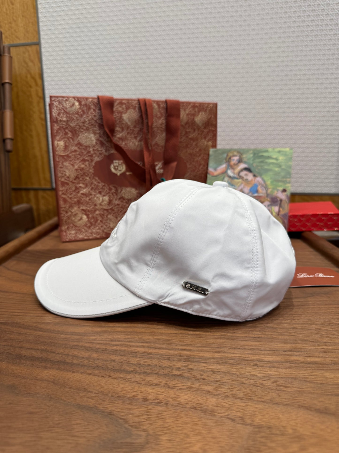 Loro Piana Baseball Hat "White"
