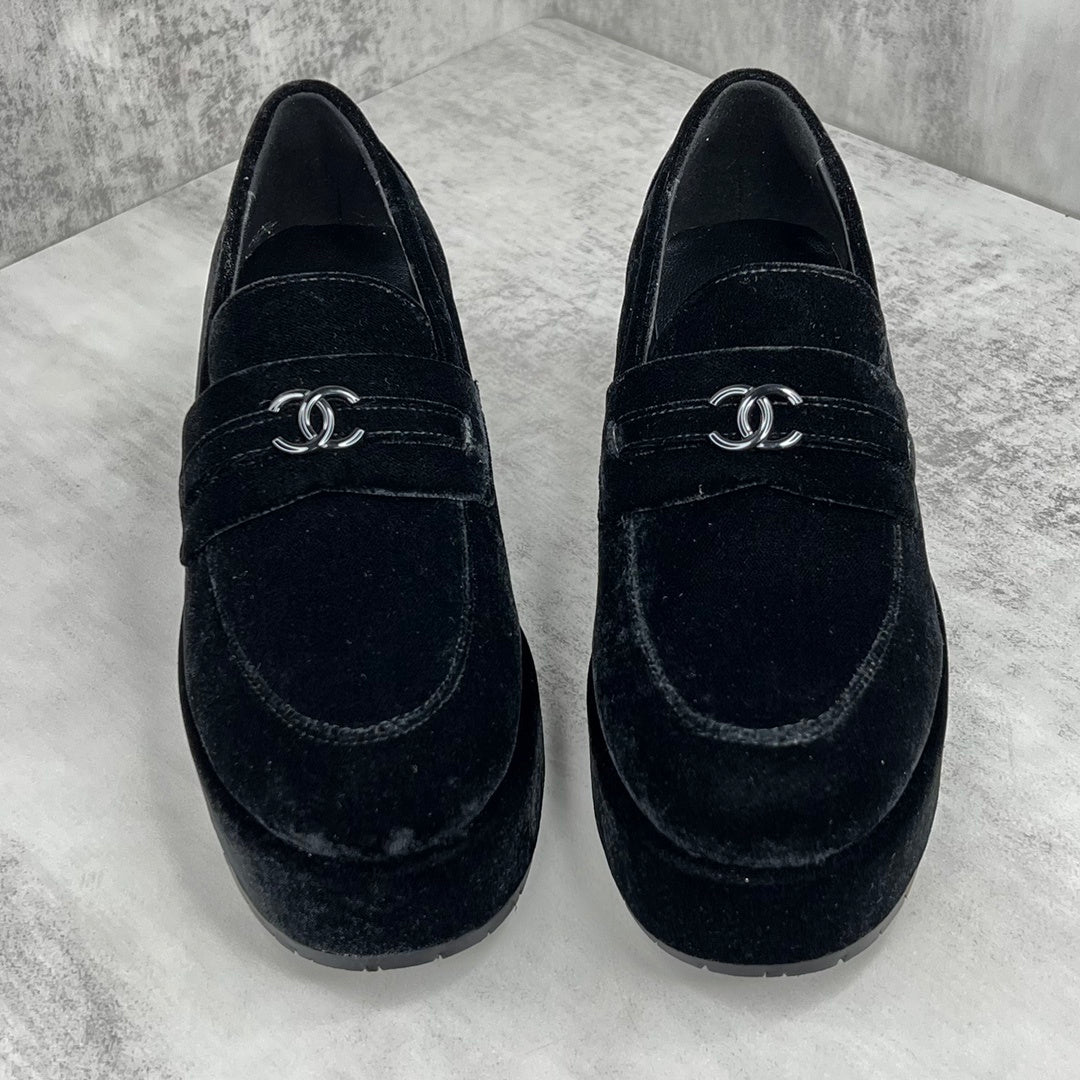 Chanel Loafers "Black Suede"