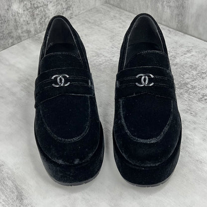 Chanel Loafers "Black Suede"
