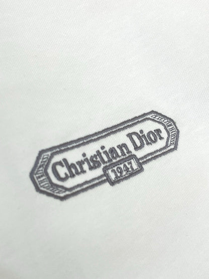 Dior CD Box T-Shirt "White Cotton Jersey"