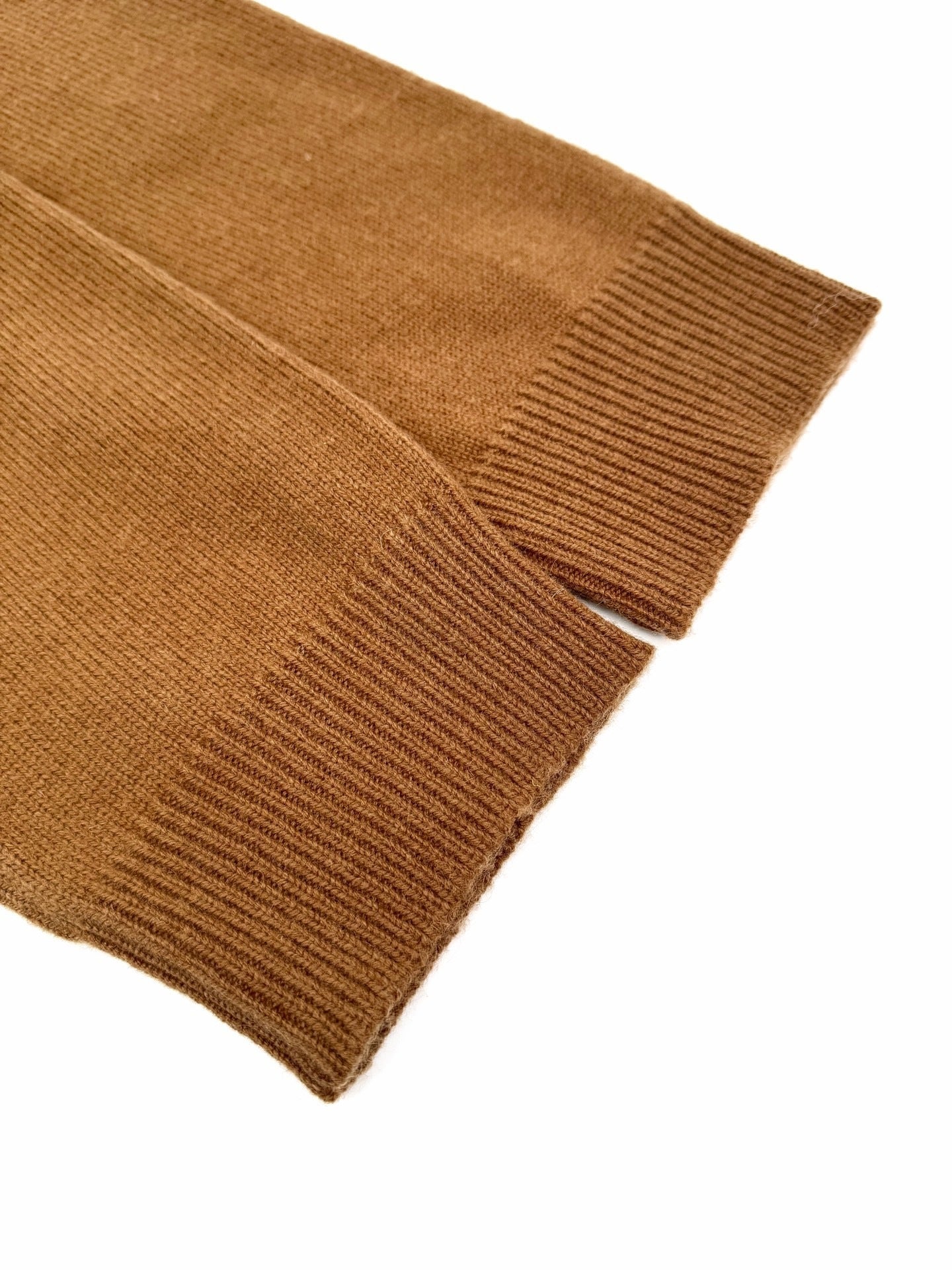 Bottega Veneta Cashmere Cardigan Intrecciato "Camel Brown"