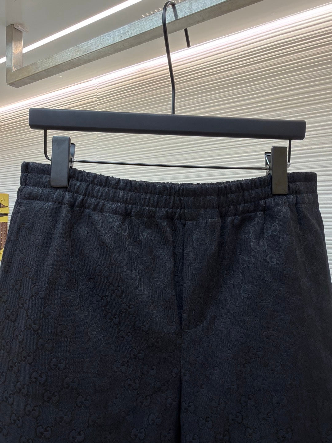 Gucci GG Canvas Linen Blend Shorts "Black"
