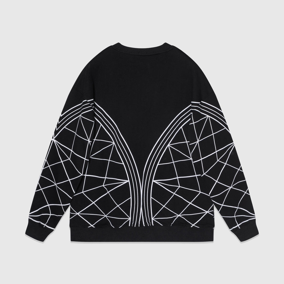 Burberry Sweatshirt "Black-White-Red"