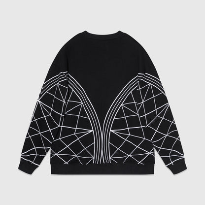 Burberry Sweatshirt "Black-White-Red"