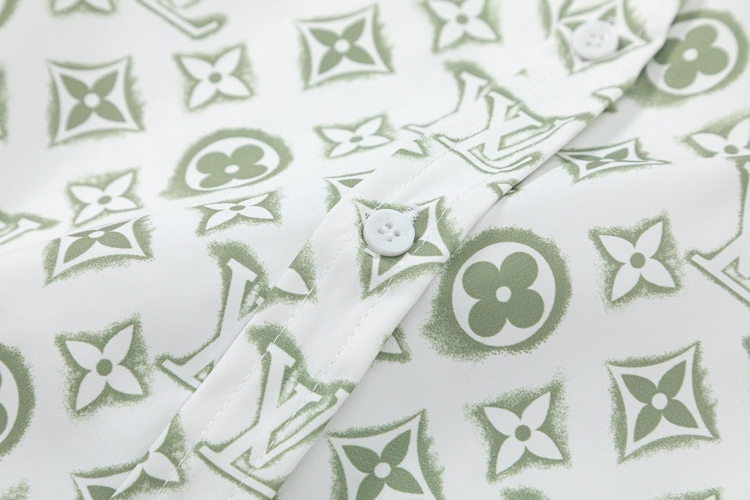 Louis Vuitton Shirt "White-Green"