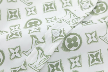 Louis Vuitton Shirt "White-Green"