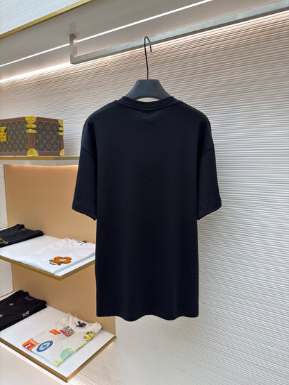 Gucci Rayon Jersey T-shirt with Embroidery "Black"
