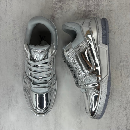 Louis Vuitton Trainers "Silver"