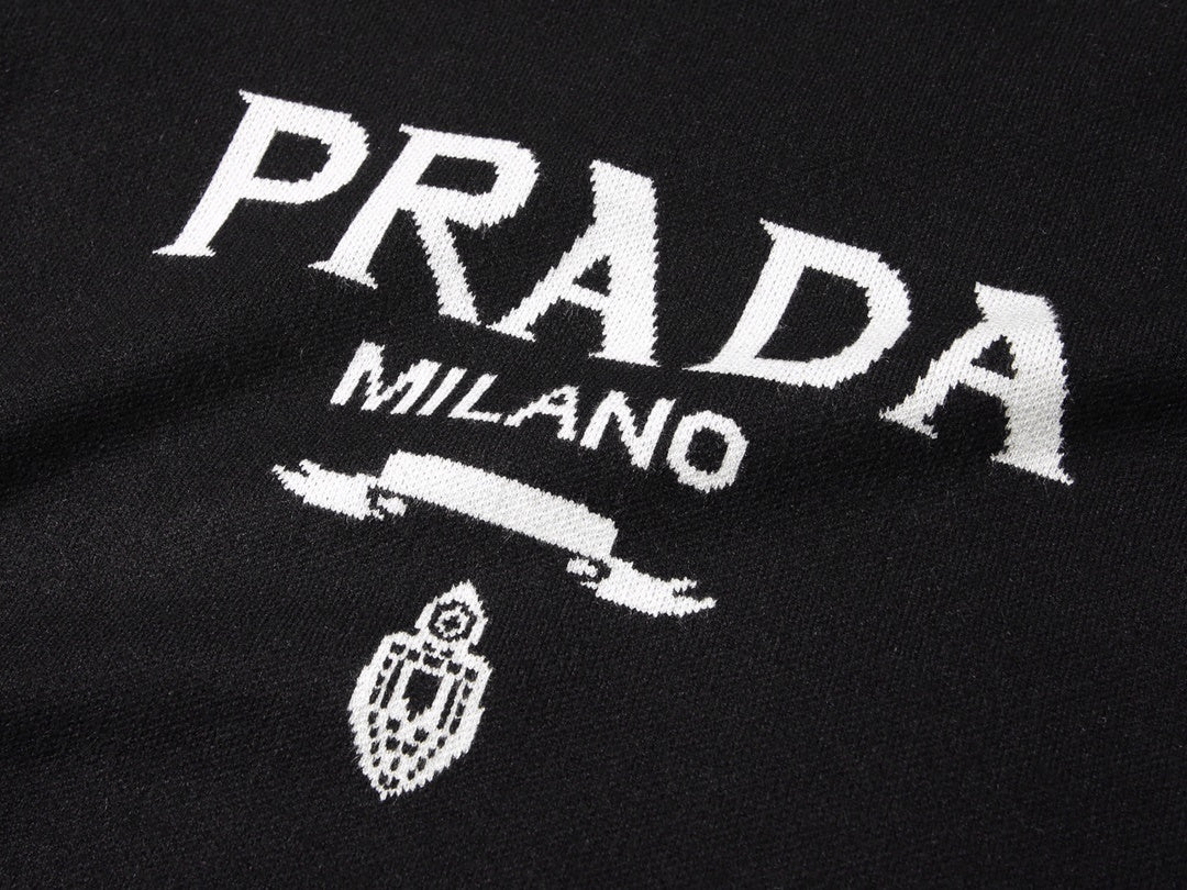 Prada Intarsia Sweater "Black"