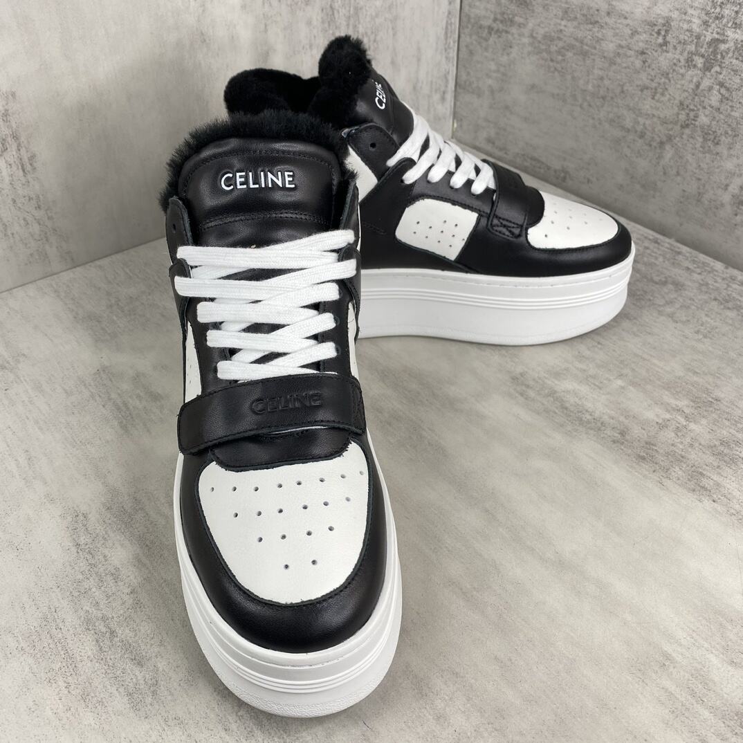 Celine Platform High-Top "Black-White"