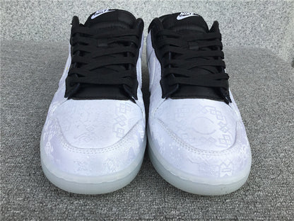 Clot x Fragment Design x Nike Dunk "White-Black"