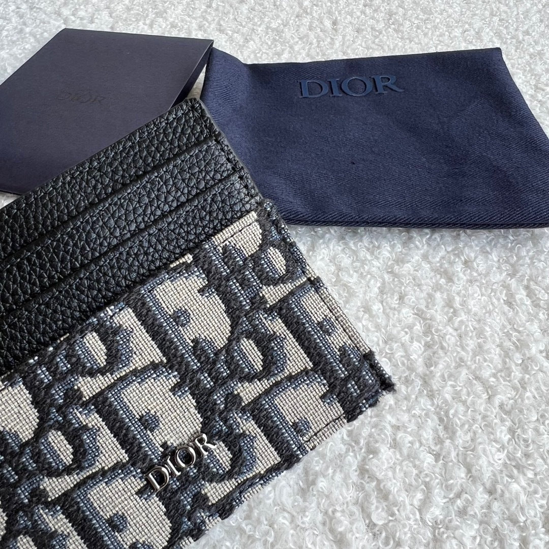 Dior Oblique Jacquard Card Holder