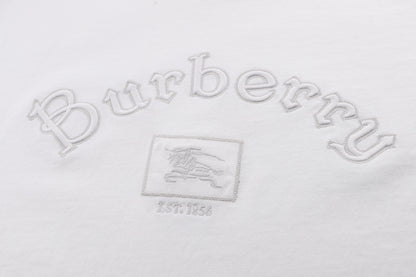 Burberry Gothic Logo Cotton T-Shirt "White"