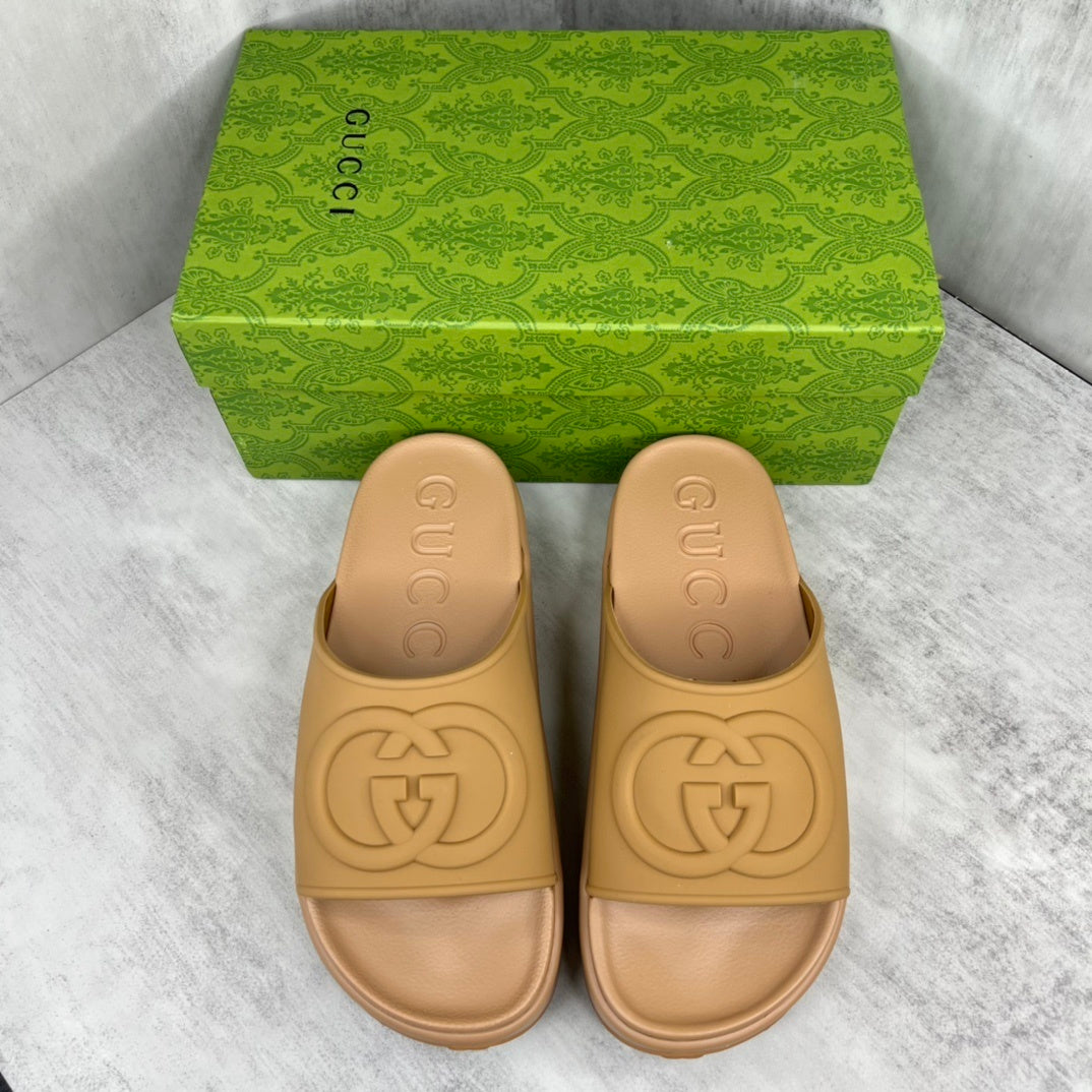 Gucci Slides "Camel Brown"