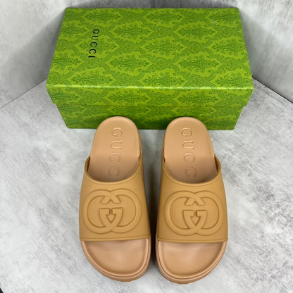 Gucci Slides "Camel Brown"