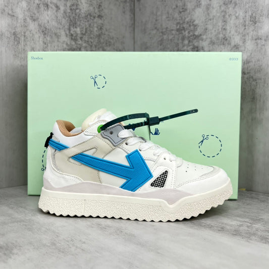 Off-White Sponge Mid "White-Blue"