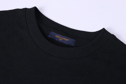 Louis Vuitton Embellished Damier Pique T-Shirt "Black"
