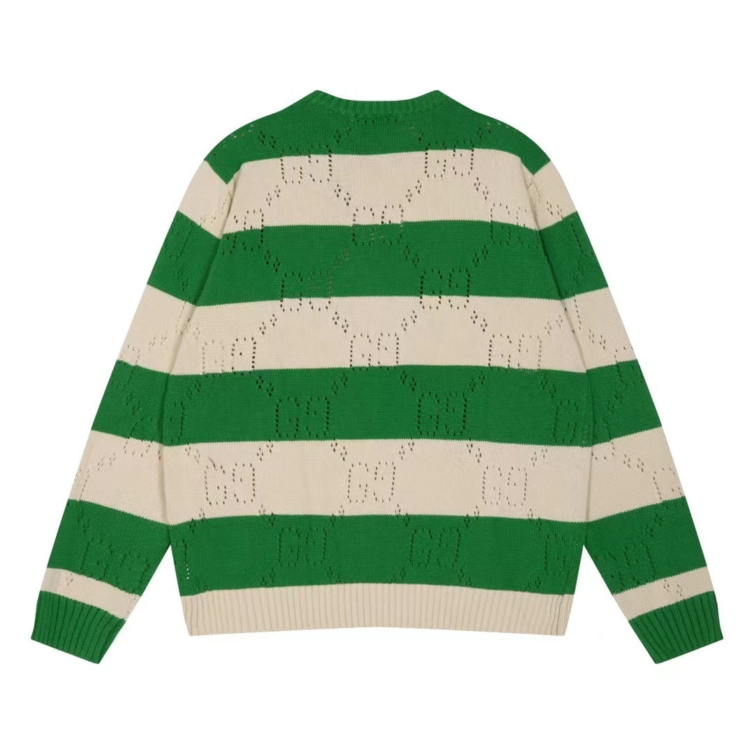 Gucci GG Sweater "Green-Ivory"