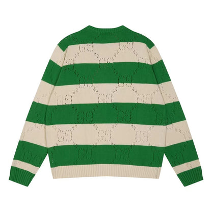 Gucci GG Sweater "Green-Ivory"
