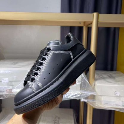 Alexander McQueen Oversized "Embroidered-Black-Silver"