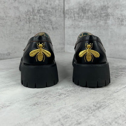 Gucci Lug Horsebit Platform Loafer