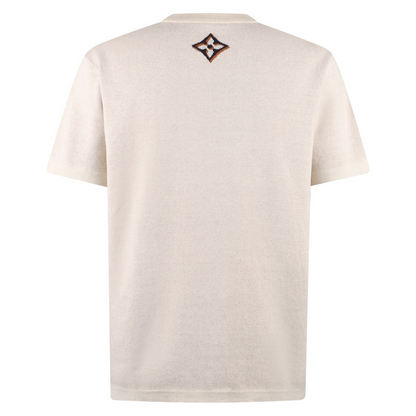Louis Vuitton Short-Sleeved Signature Crewneck "Light Beige"