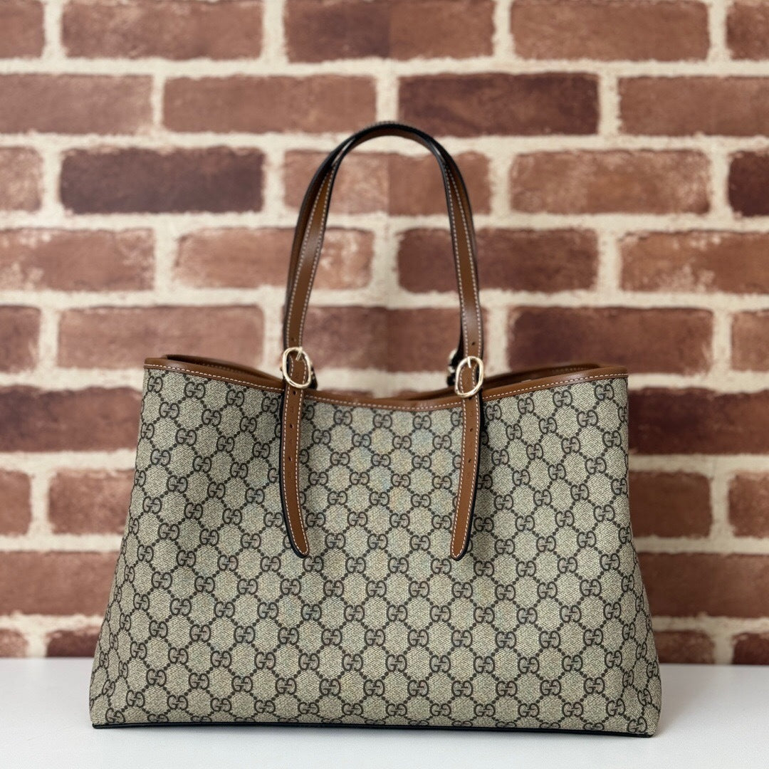Gucci Large GG Emblem Tote Bag