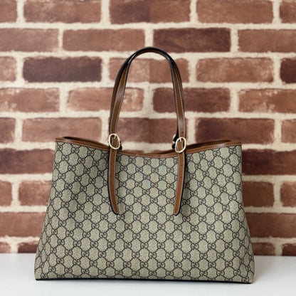 Gucci Large GG Emblem Tote Bag