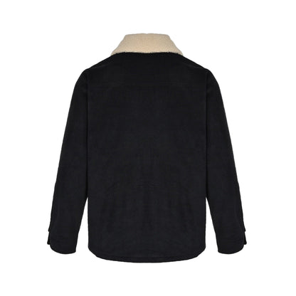 Prada Shearling-Collar Jacket "Black"