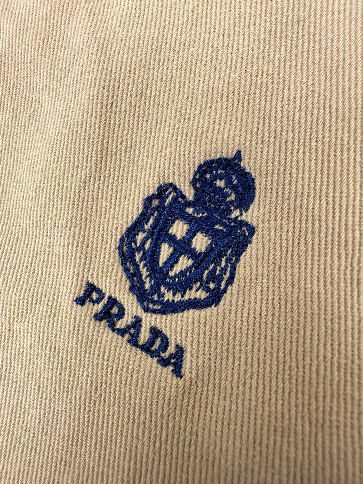 Prada Cotton Jacket with Leather Details "Cord"