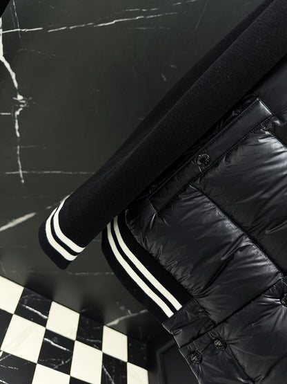 Moncler Paneled Down Jacket "Black"