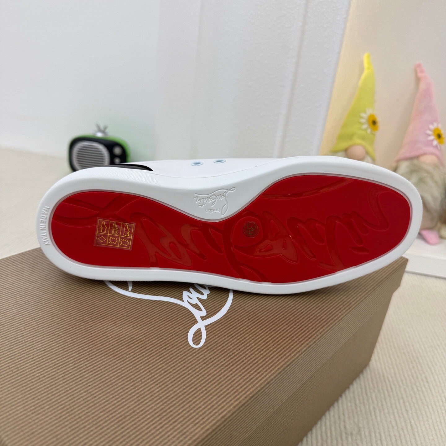Christian Louboutin Fun Louise Junior "White-Black"