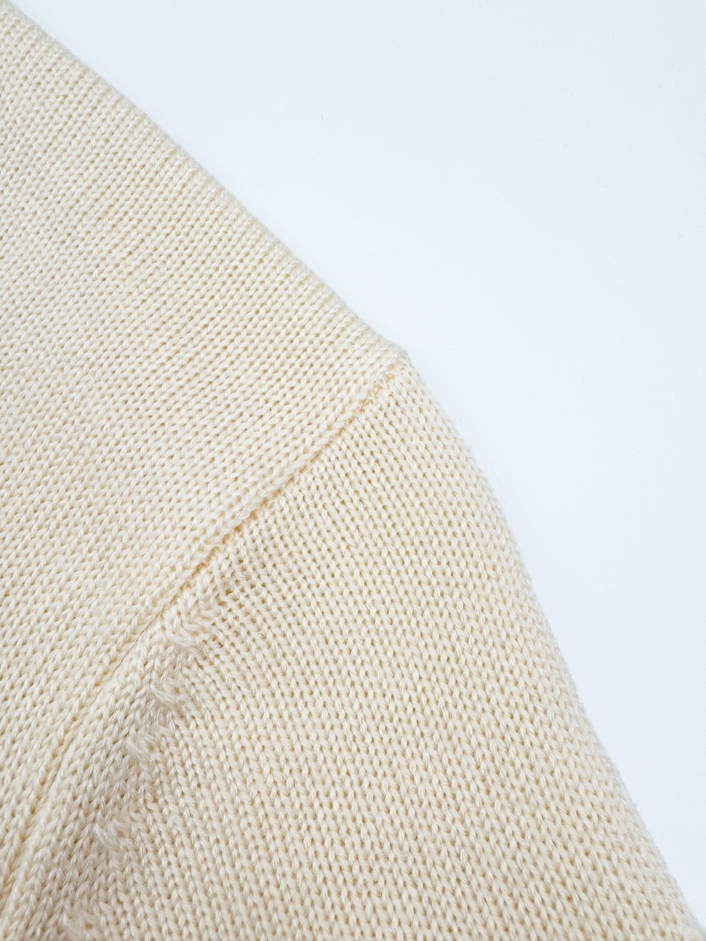 Dior Ribbon Sweater "White Wool Jersey"