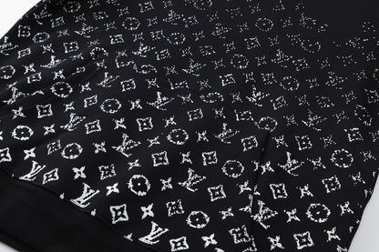 Louis Vuitton Gradient Monogram Hoodie "Black-White"