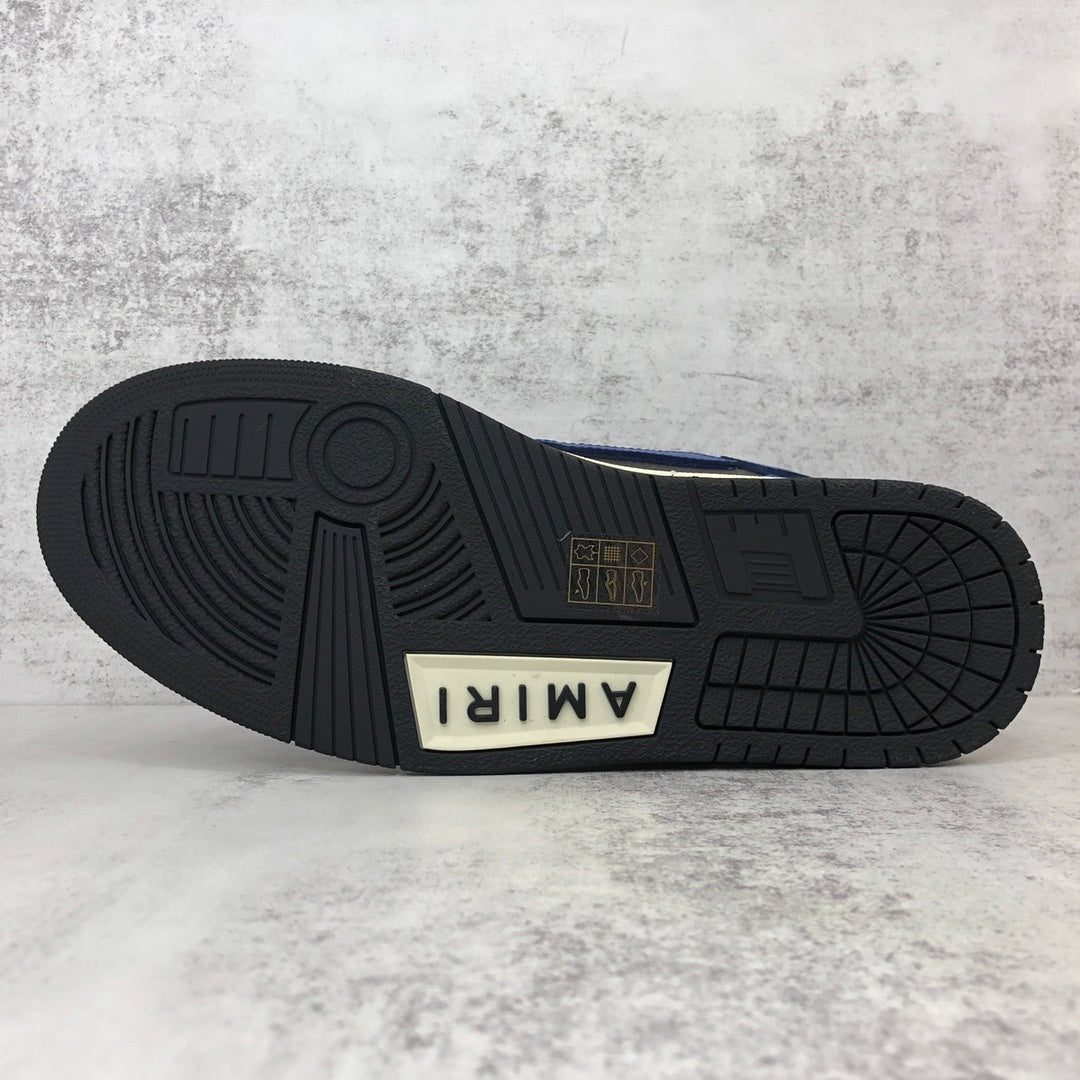 Amiri Skel Top High "Black-Blue"