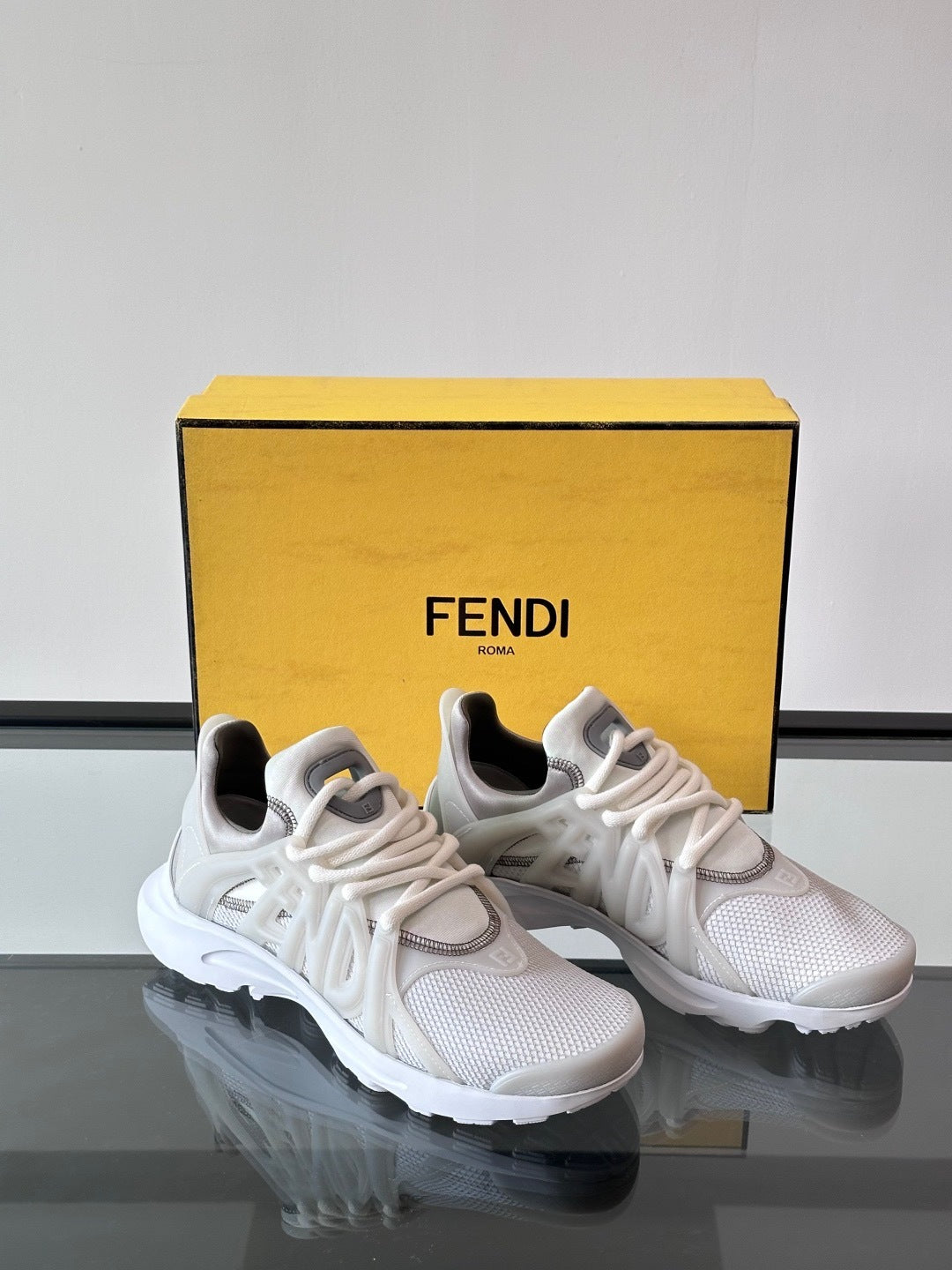 Fendi Tag Sneaker "Grey"