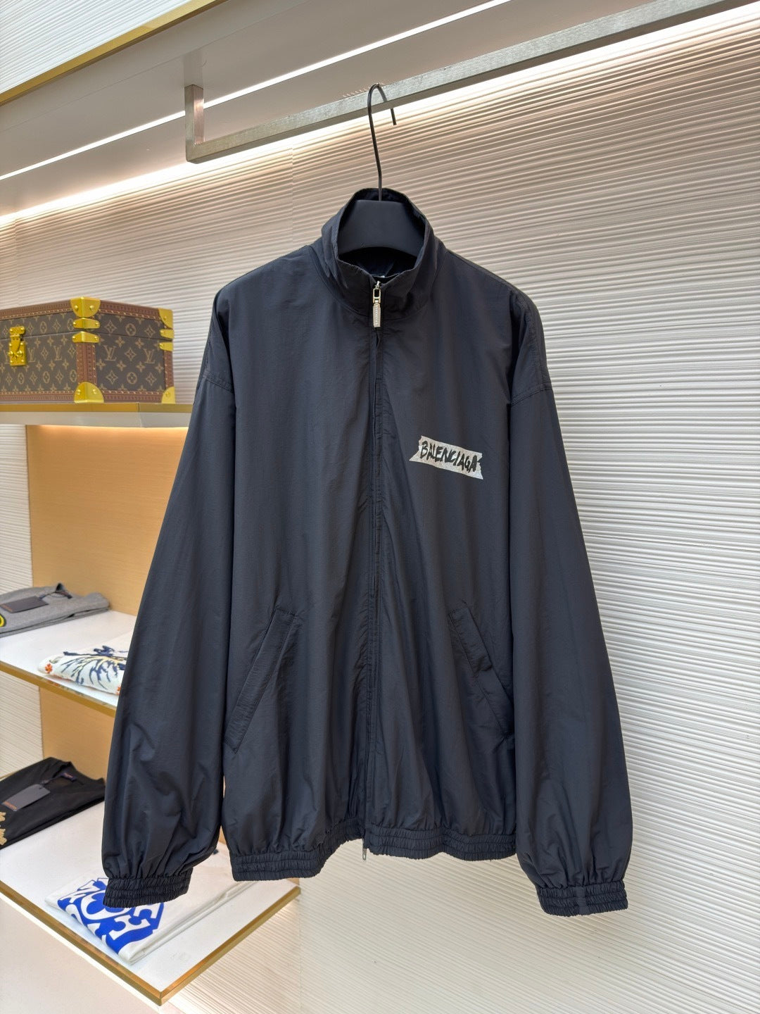 Balenciaga Masking Tape Tracksuit Jacket "Black"