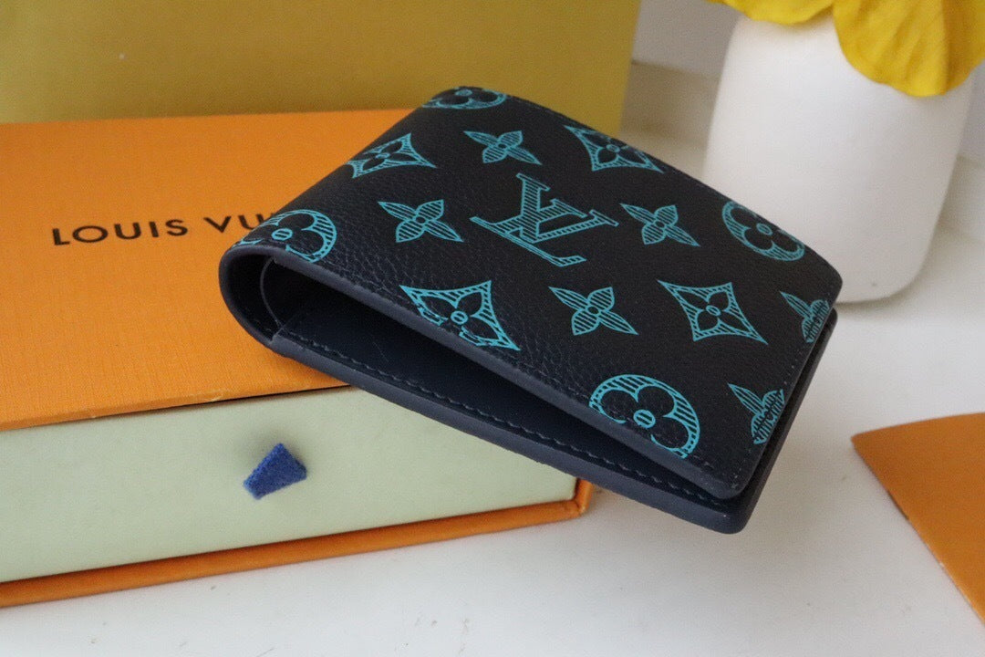 Louis Vuitton Multiple Wallet "Shadow Leather"