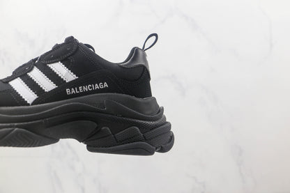 Balenciaga x Adidas Triple S "Black"