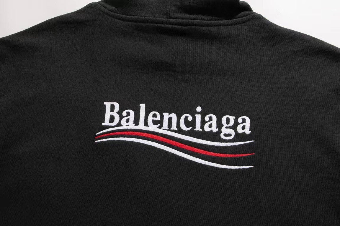 Balenciaga Political Campaign Hoodie "Black"