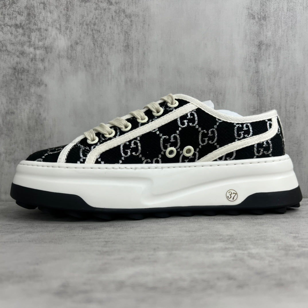 Gucci Tennis 1977 Low "Black-White Monogram"