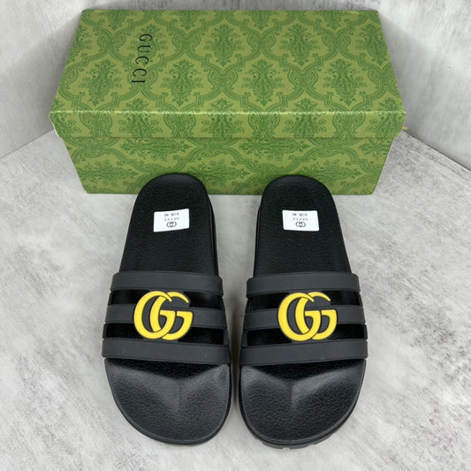 Gucci Slides "Black-Yellow"
