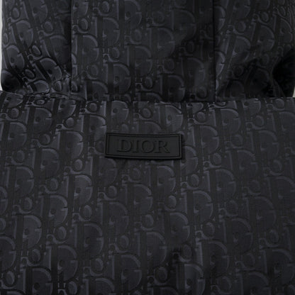 Dior Oblique Hooded Quilted Down Jacket "Black"