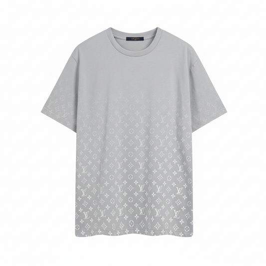 Louis Vuitton Gradient Monogram T-Shirt "Grey-White"