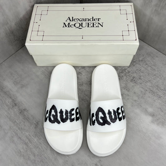 Alexander McQueen Slides "White-Black"