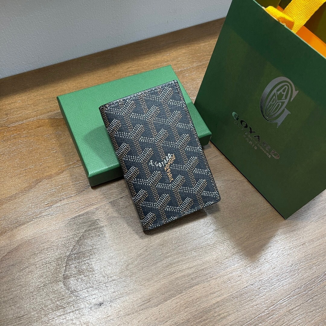 Goyard Saint-Pierre Card Wallet "Black"