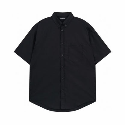 Balenciaga Short Shirt "Black-Red"